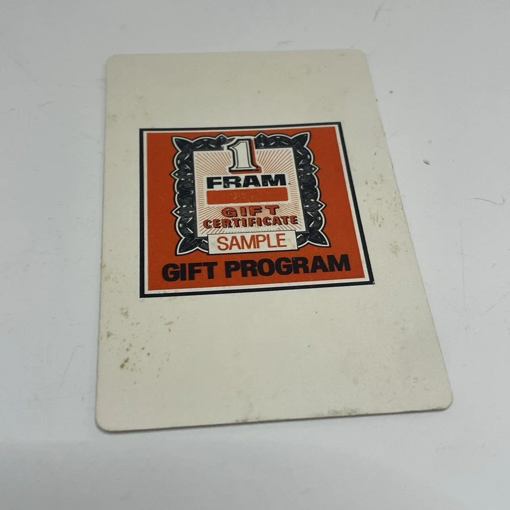 Fram On Network Television 52 Weeks A Year Deck of Playing‎ Cards 1970s